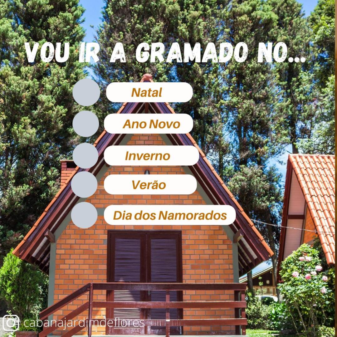 Hotel Cabana Jardim De Flores Gramado Esterno foto